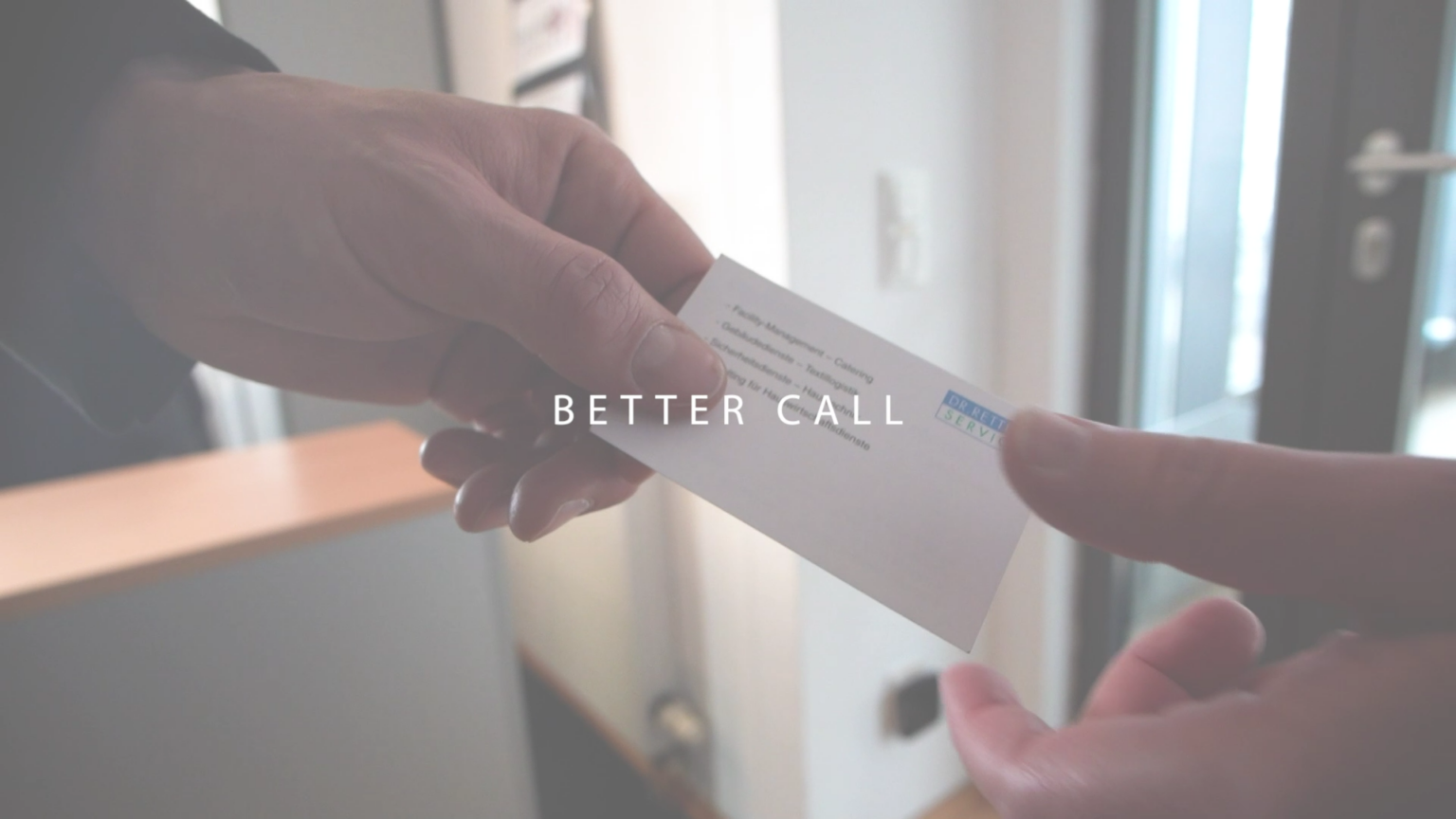 Better call… Dr. Rettler Videoclip.